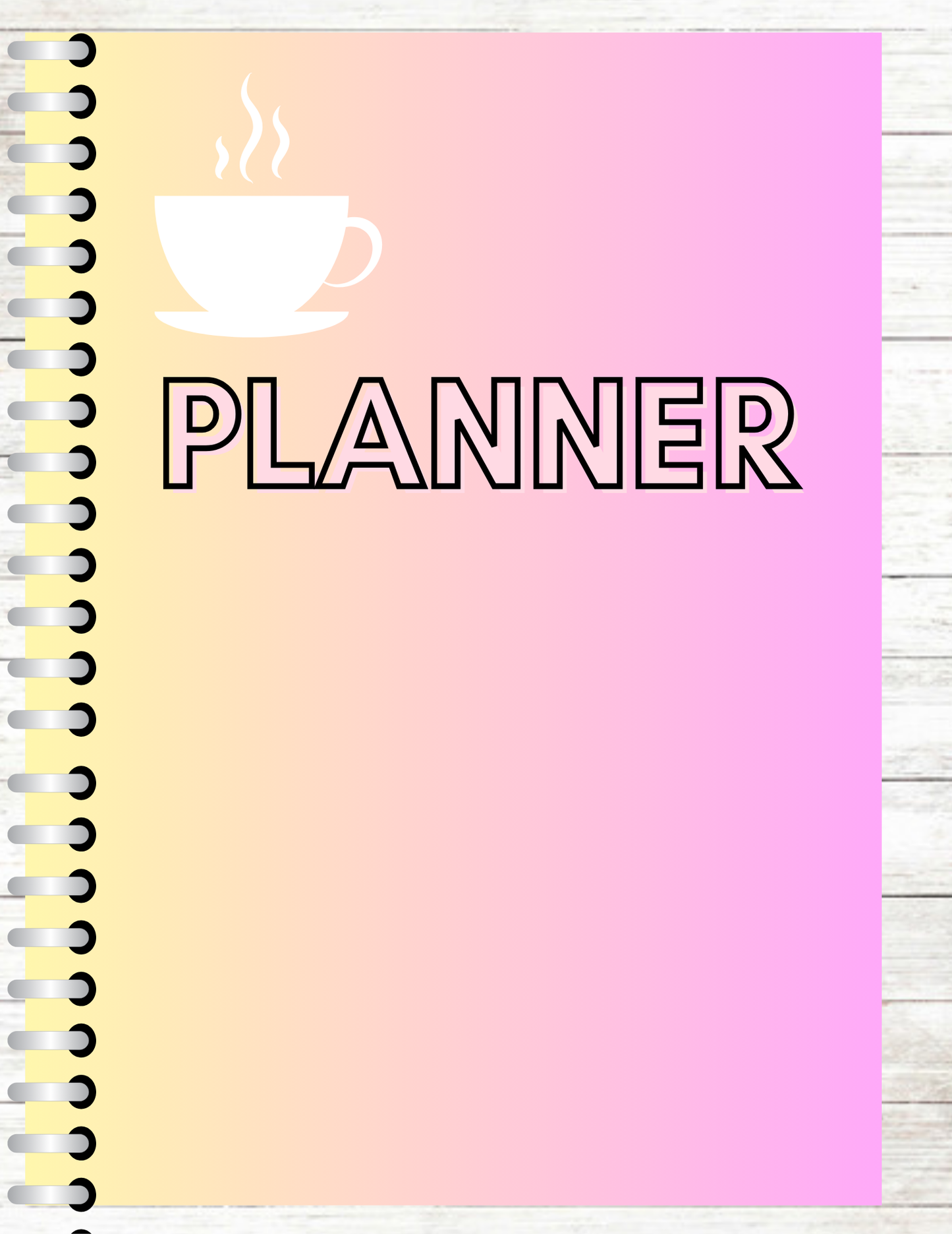 Planner note book