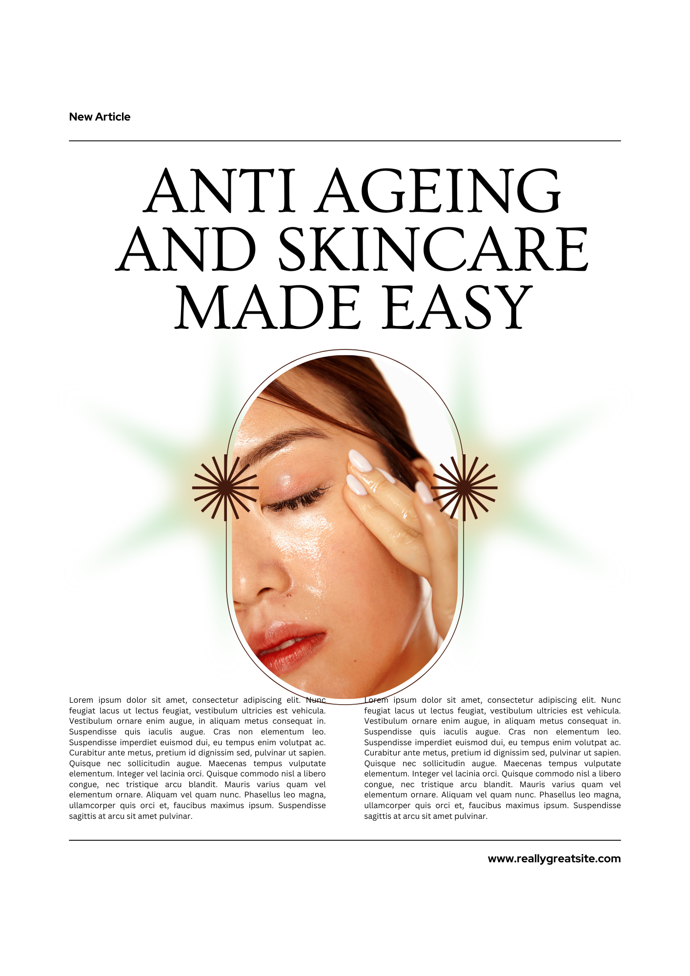 "Anti-Ageing and Skincare Made Easy And being Young only in this ebook