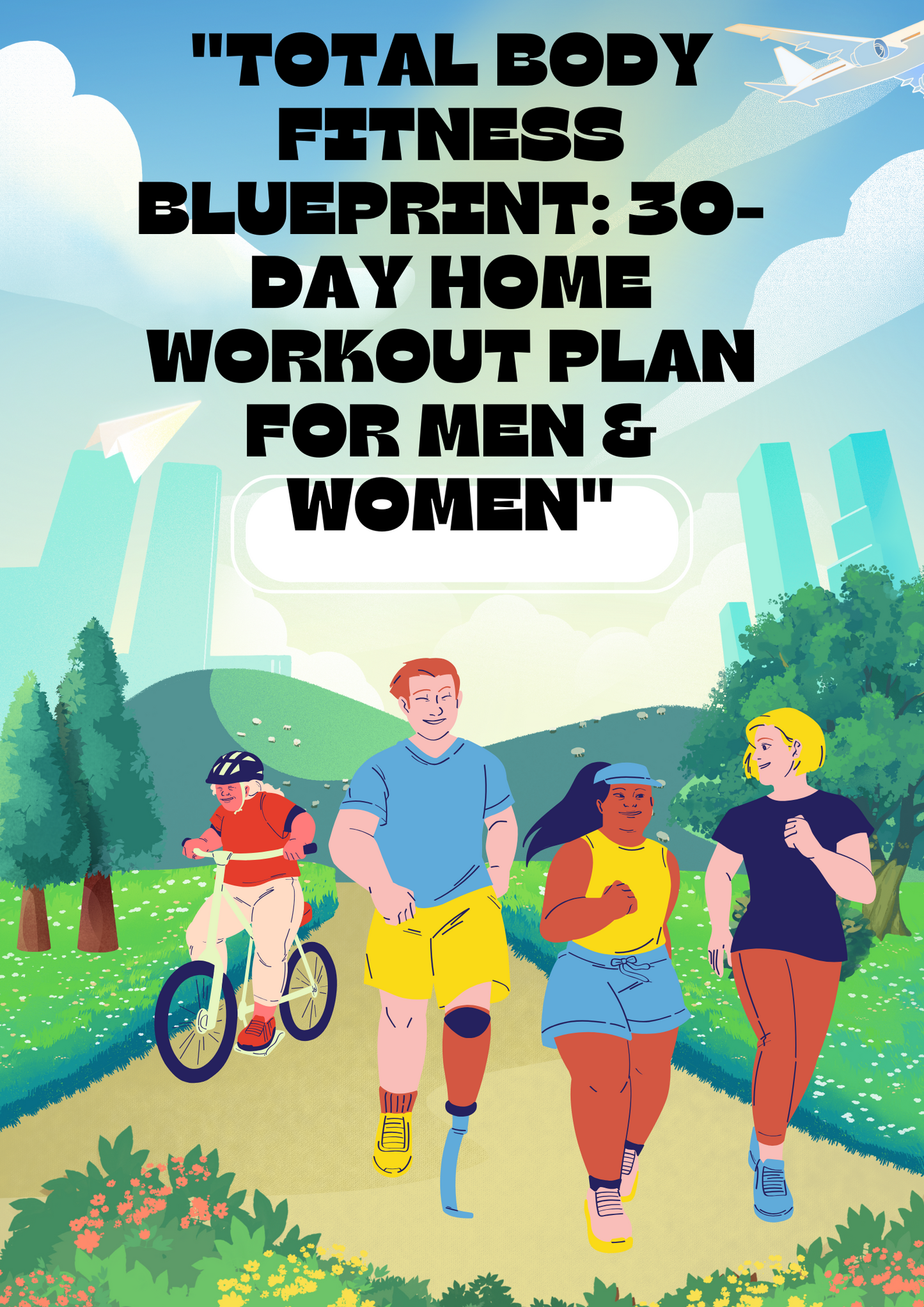 "Total Body Fitness Blueprint: 30-Day Home Workout Plan for Men & Women"