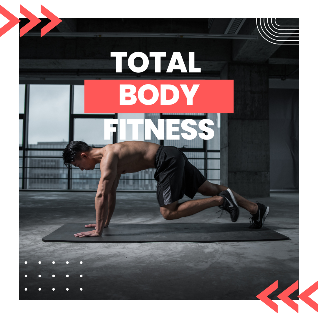 "Total Body Fitness Blueprint: 30-Day Home Workout Plan for Men & Women"